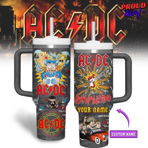 ACDC Blow Up Your Video Stanley Tumbler