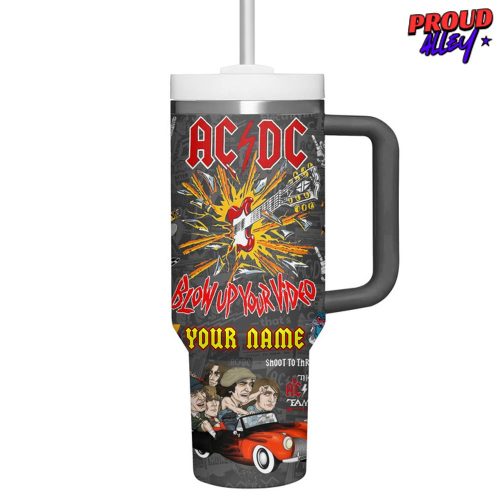 ACDC Blow Up Your Video Stanley Tumbler