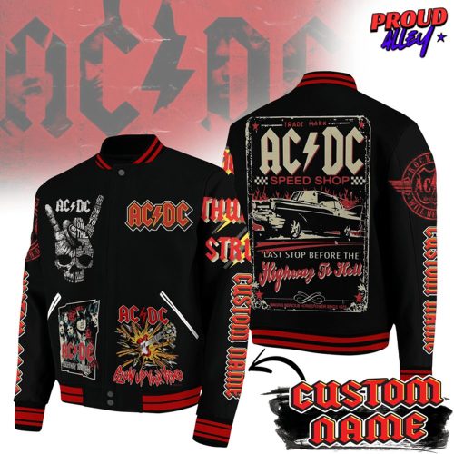 ACDC The Power Up Tour Limited Edition Baseball Jacket