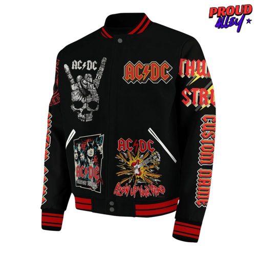 ACDC The Power Up Tour Limited Edition Baseball Jacket