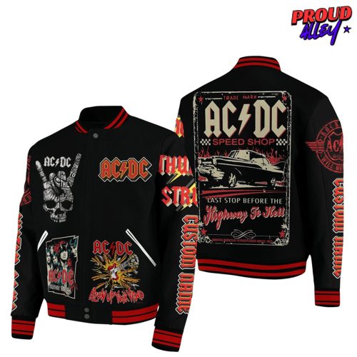 ACDC The Power Up Tour Limited Edition Baseball Jacket