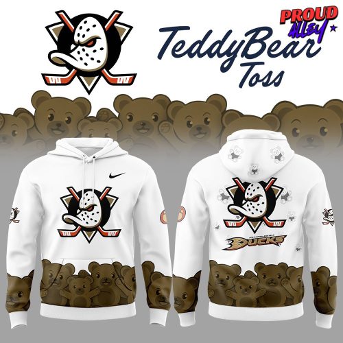 Anaheim Ducks Teddy Bear Toss Special Hoodie