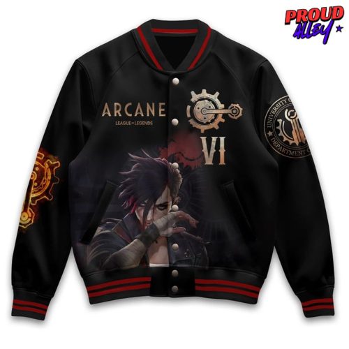 Arcane League Of Legends Vi Special Edition Varsity Jacket