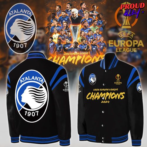 Atalanta BC UEFA Europa League Champions 2024 Baseball Jacket