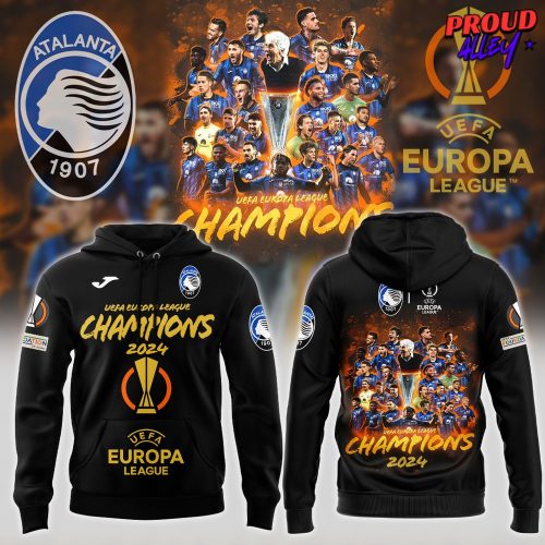 Atalanta BC UEFA Europa League Champions 2024 Hoodie