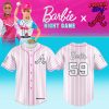 Atlanta Braves x Barbie Night Game 2024 Baseball Jersey