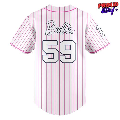 Atlanta Braves x Barbie Night Game 2024 Stripe Baseball Jersey