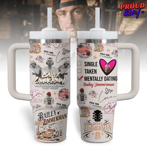 Bailey Zimmerman Religiously Tour Stanley Tumbler