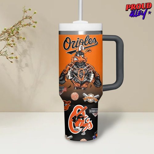 Baltimore Orioles Baseball Custom Name Stanley Tumbler 40z