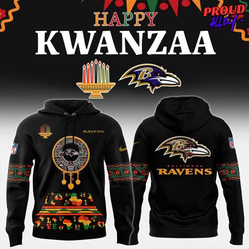 Baltimore Ravens Happy Kwanzaa NFL Hoodie