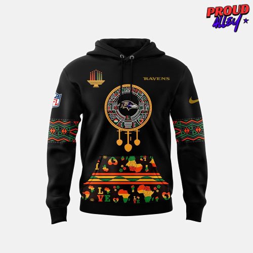 Baltimore Ravens Happy Kwanzaa NFL Hoodie