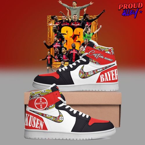 Bayer 04 Leverkusen Custom Name Air Jordan 1