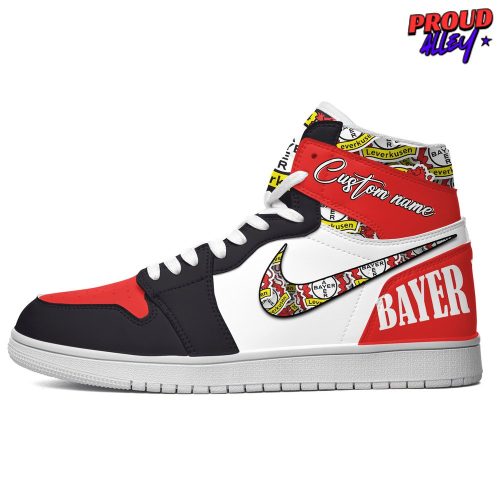 Bayer 04 Leverkusen Custom Name Air Jordan 1