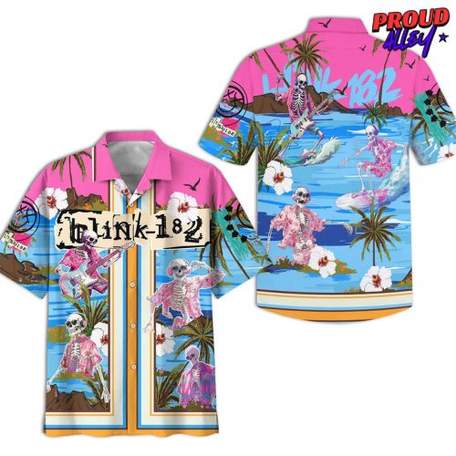 Blink-182 Beach Summer Limited Edition Hawaiian Shirt