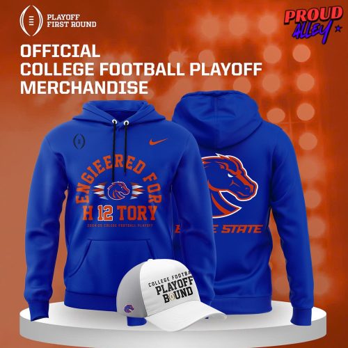 Boise State College Football Playoff 2024-25 Blue Hoodie