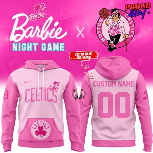 Boston Celtics x Barbie Night Game Custom Hoodie