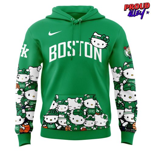 Boston Celtics x Hello Kitty Limited Edition Green Hoodie