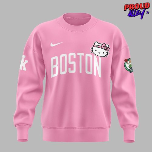 Boston Celtics x Hello Kitty Limited Edition Pink Sweatshirt