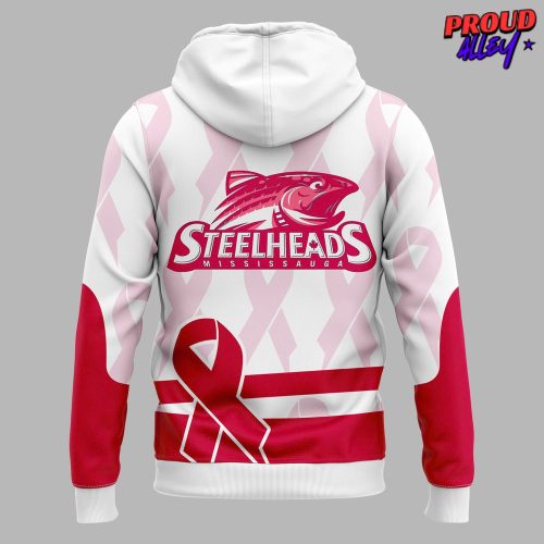 Brampton Steelheads Pink in the Rink Night Special Hoodie