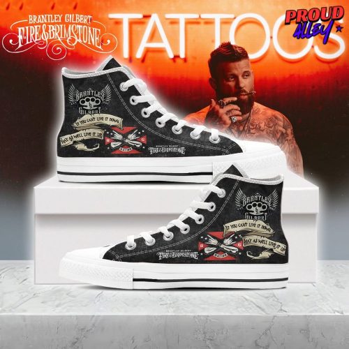 Brantley Gilbert Limited Edition High Top Canvas Shoes