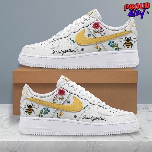 Bridgerton Bee White Limited Edition Air Force 1