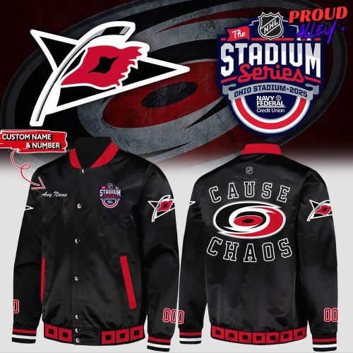 Carolina Hurricanes 2025 NHL Stadium Series Custom Varsity Jacket