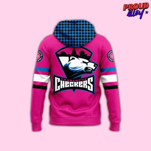 Charlotte Checkers Neon Night 2025 Hoodie