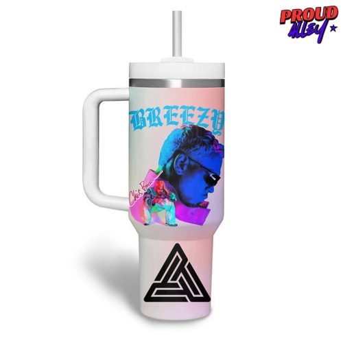 Chris Brown Breezy Stanley Tumbler 40oz