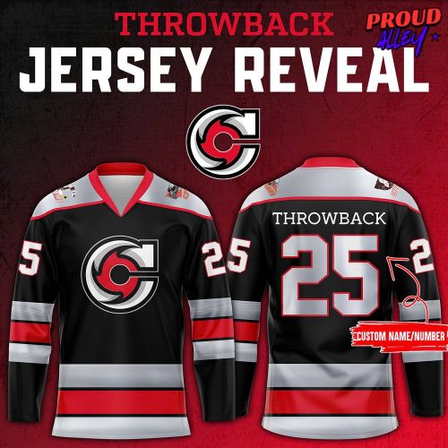 Cincinnati Cyclones Throwback Hockey Jersey