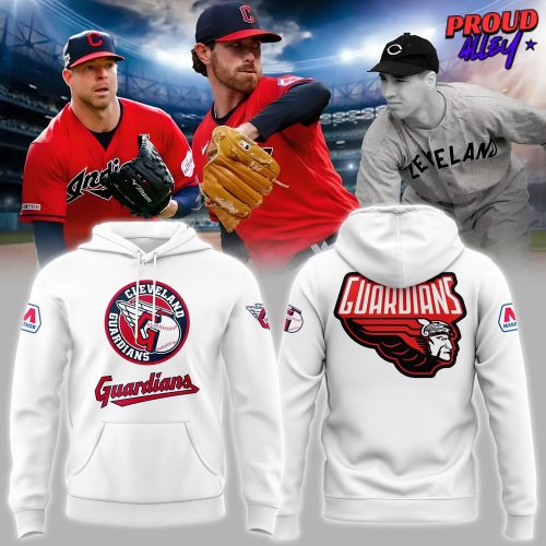 Cleveland Guardians MLB 2024 White Hoodie