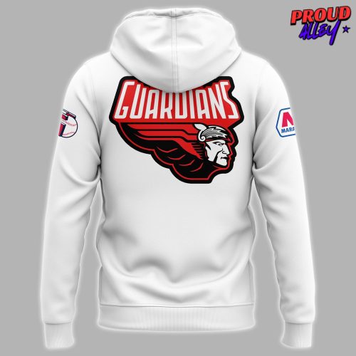 Cleveland Guardians MLB 2024 White Hoodie