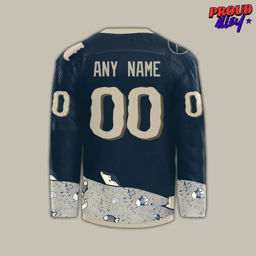 Cleveland Monsters Fossil Faceoff Perfomance Hockey Jersey