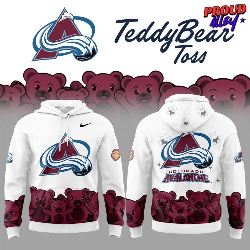 Colorado Avalanche Teddy Bear Toss Special Hoodie