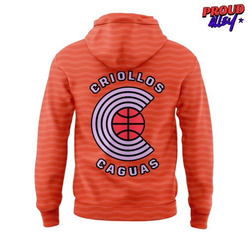 Criollos de Caguas 2024 Orange Hoodie