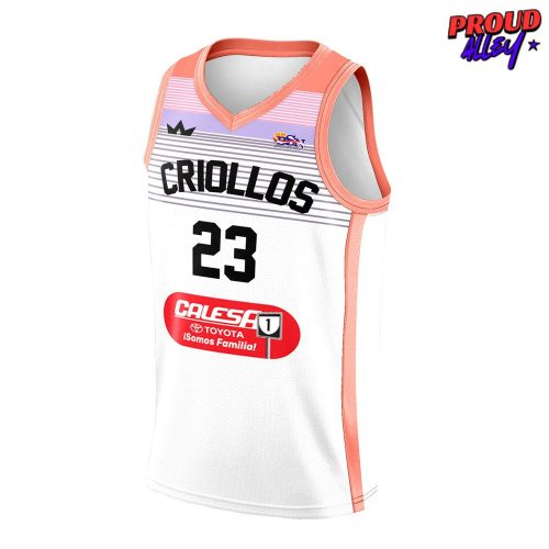 Criollos de Caguas 2024 White Basketball Jersey