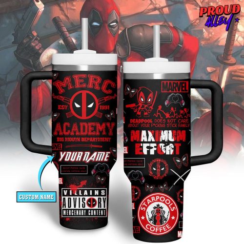 Deadpool Merc Academy Stanley Tumbler