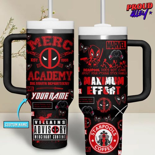 Deadpool Merc Academy Stanley Tumbler