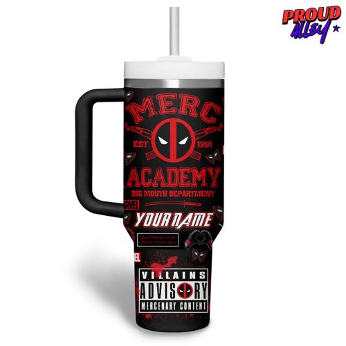 Deadpool Merc Academy Stanley Tumbler Cup