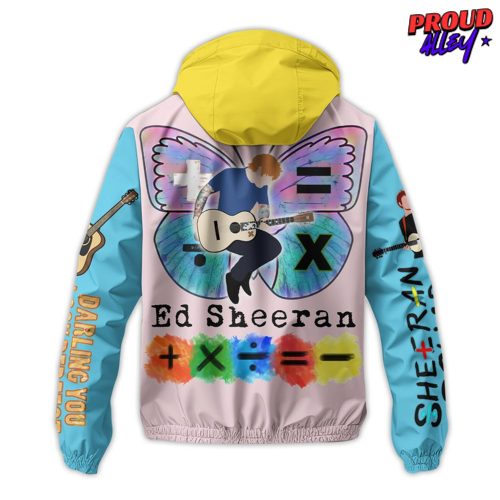 Ed Sheeran Squad Windbreaker Outdoor Zipper Hoodie