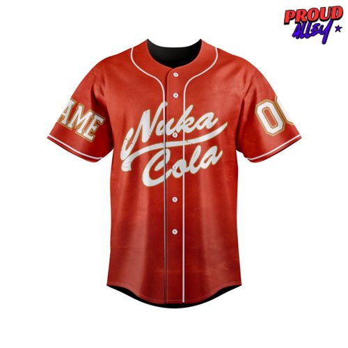 Fallout Nuka Cola Personalized Baseball Jersey