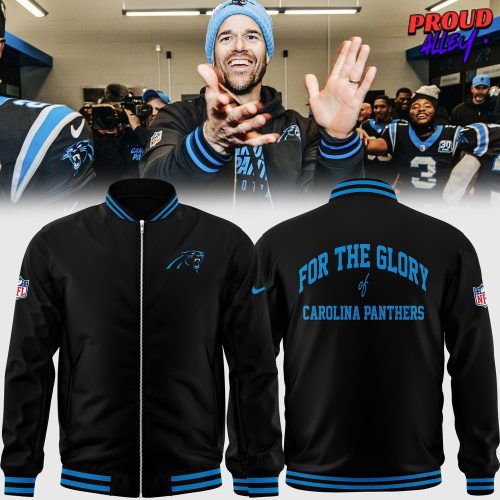 For The Glory Of Carolina Panthers NFL Bomber Jacket