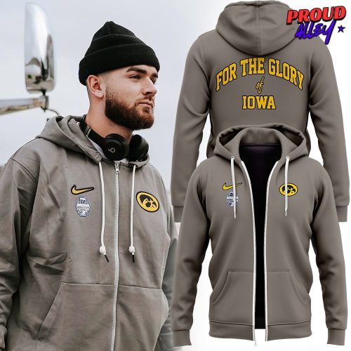 For The Glory Of Iowa Hawkeyes Music City Bowl Zip Hoodie