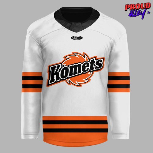 Fort Wayne Komets New 2024 White Hockey Jersey