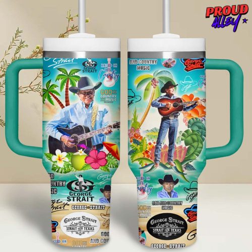 George Strait God And Country Music Stanley Tumbler