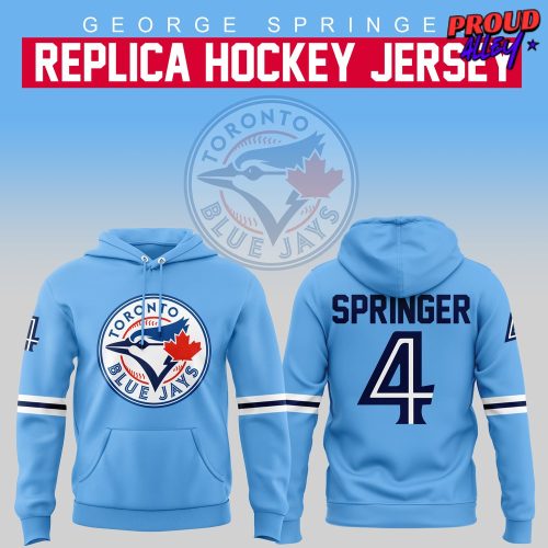 George Springer Toronto Blue Jays Hockey Hoodie