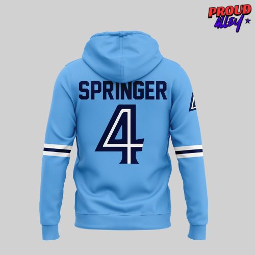 George Springer Toronto Blue Jays Hockey Hoodie