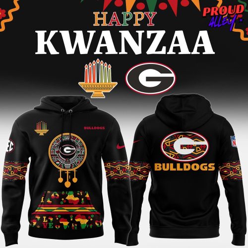 Georgia Bulldogs Happy Kwanzaa NFL Hoodie