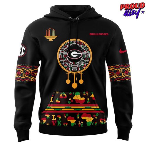 Georgia Bulldogs Happy Kwanzaa NFL Hoodie