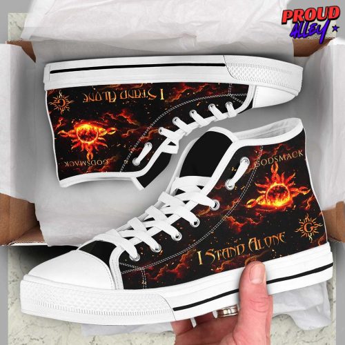 Godsmack I Stand Alone Limited Edition High Top Canvas Shoes