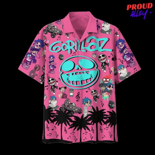 Gorillaz Purple Limited Edition Hawaiian Shirt